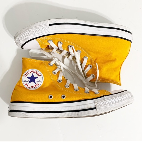 Converse Shoes - Converse All Star sunflower yellow high tops